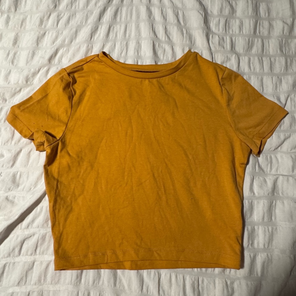 Yellow Women's crop Top